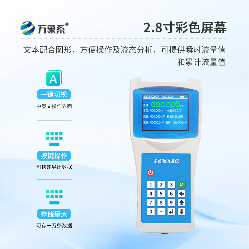 流速流量測量的好幫手，超聲波多普勒流速儀！